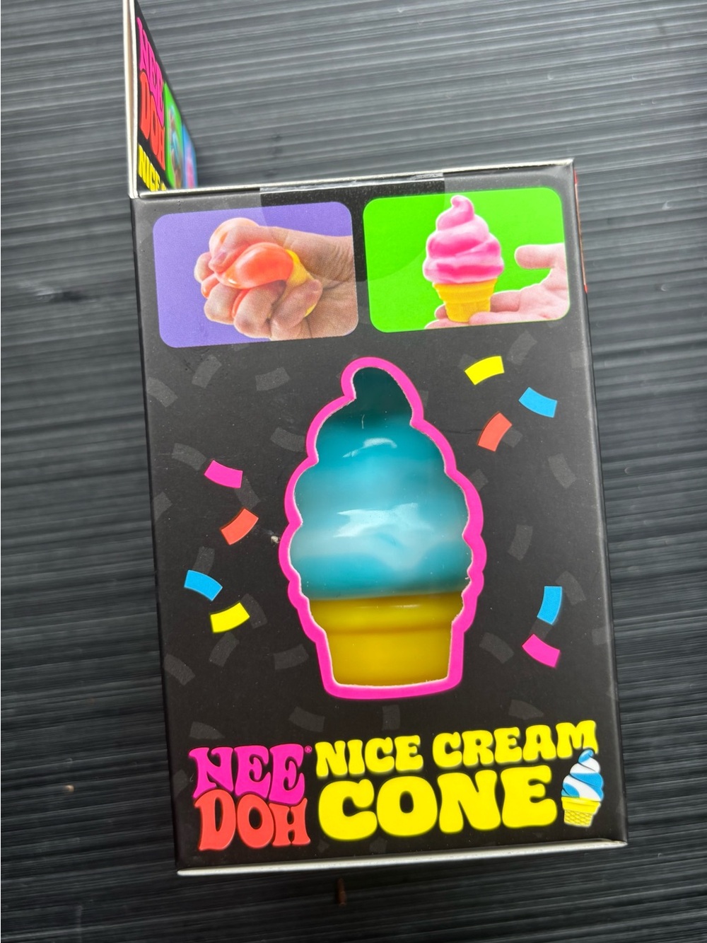Kids NEEDOH NIce Cream Cone squeeze Toy - official NIB - Picture 3 of 6